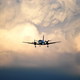 Samolot i chmurki