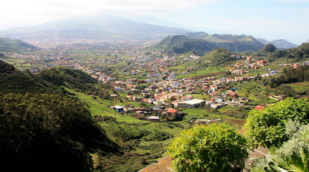 La Laguna widoczna z Mirador de Jardina