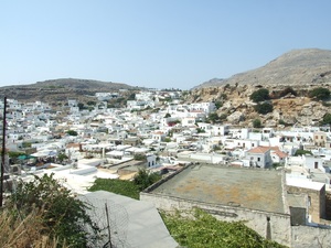 Widok na Lindos