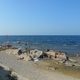 Plaża w okolicy Torre Ligny (za murkiem)