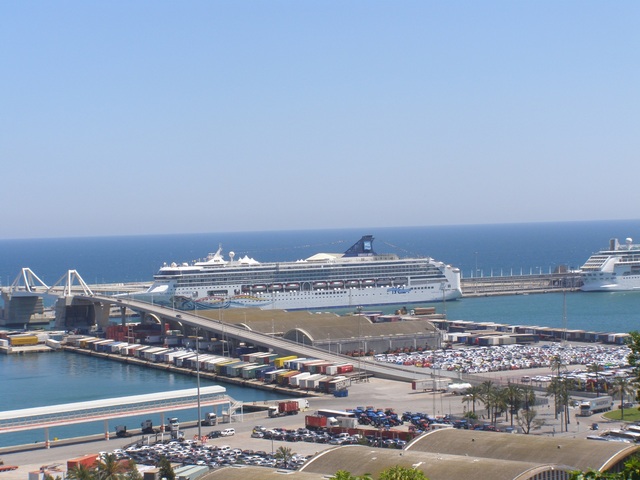 widok na port