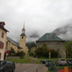 Pochmurny poranek w Chamonix