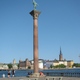 Park przy ratuszu w Sztokholmie