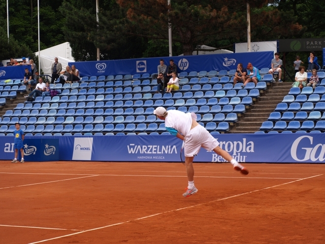Poznań - turniej tenisowy - kort główny na Golęcinie