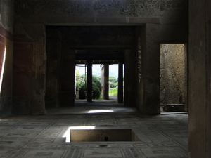 Pompeje - wnętrze domu 