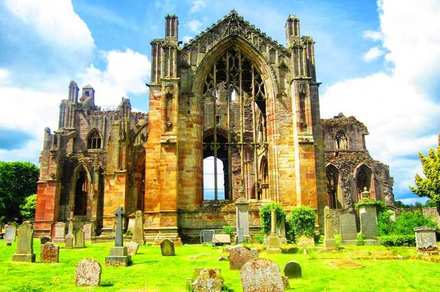 Melrose Abbey, Scottish Borders