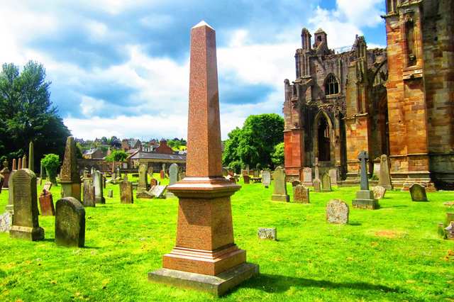 Melrose Abbey, Scottish Borders