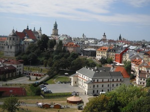 Widok z wieży zamkowej