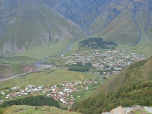 Kazbegi w dole