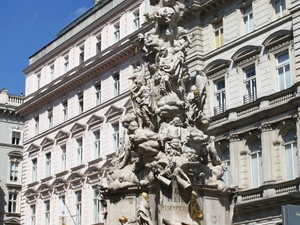 Wiedeń - Kolumna morowa w Wiedniu 