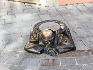 Bratysława - Man at Work