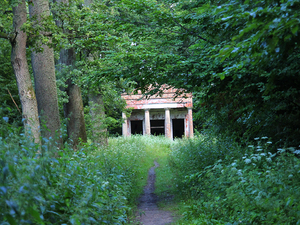 Ruiny parkowej architektury – herbaciarnia