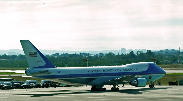 Air Force One has landed.