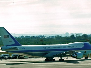 Air Force One has landed.