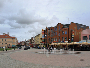 Rynek w Malborku.