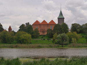Malbork. Gotycki kościół św. Jana Chrzciciela.