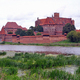 Zamek w Malborku zza Nogatu.