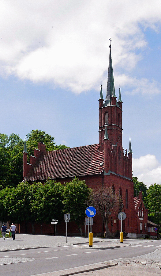 Neogotycki kościół św. Wojciecha.
