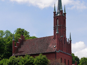 Neogotycki kościół św. Wojciecha.