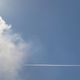 Dwa samoloty i chmura z koksowni