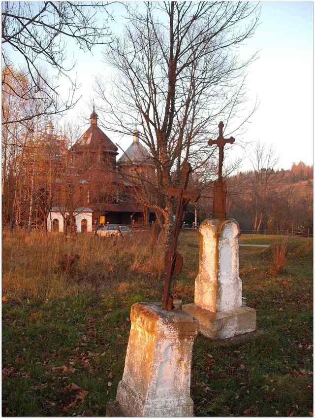 Bystre cmentarz i cerkiew