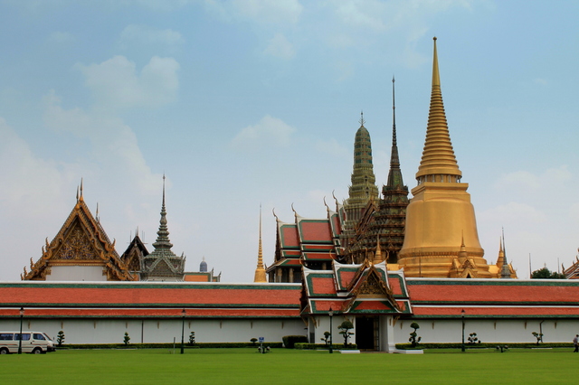 Bangkok-terenu pałacu królewskiego