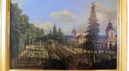 Canaletto - widok Pałacu Wilanowskiego 