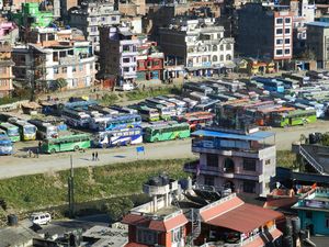 Dworzec autobusowy w Katmandu