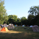 Pole namiotowe na kempingu Wien West – prosto i skromnie
