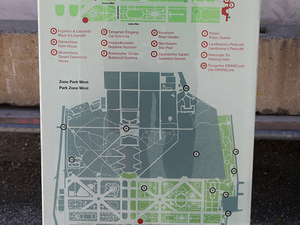 Plan parku w Schönbrunn