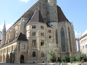 Gotycki Kościół Minorytów w Wiedniu