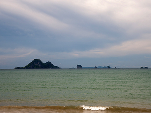 Widok z plaży w Ao Nang