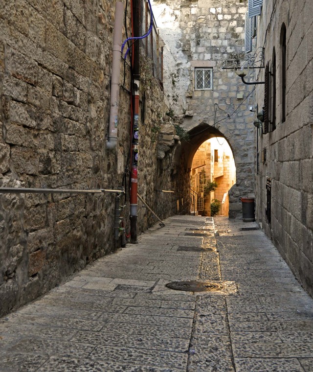 Jerozolima, uliczki starego miasta.