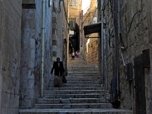 Jerozolima, uliczki starego miasta.