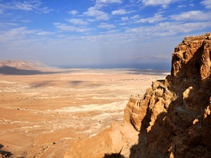 Masada, widok z góry