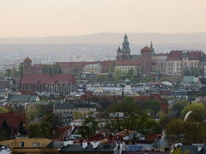 Widok z kopca Krakusa