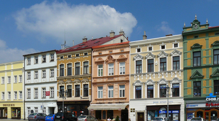 Kamienice w rynku.