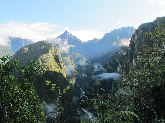 droga " zyg-zag" na Machu Picchu