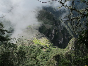 widok z Huayna Picchu