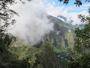 widok z Huayna Picchu