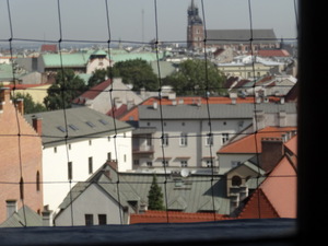 widok na Kościół Mariacki