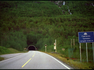 wjazd w tunel