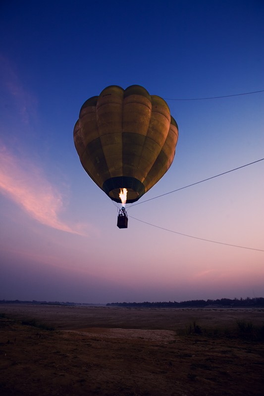 Nad Mekongiem można polecieć balonem