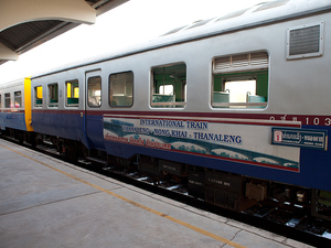 Pociąg miedzynarodowy do Tajlandii