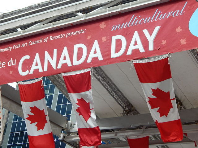 Canada Day,Yonge Dundas Squere,Toronto,Ontario,Canada