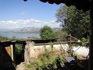 Suchitoto, widok z hostelu Vista Lago