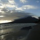 Ometepe, plaża Santo Domingo z widokiem na wulkan Concepcion