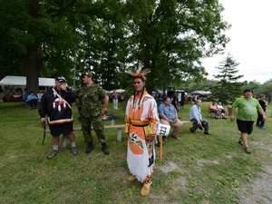 Poza na festiwalu Pow-Wow,Oshweken,Canada
