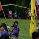 Wejscie weteranow na festiwalu Pow-Wow,Oshweken,Canada