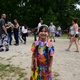 Usmiech malej Pockahontas, na festiwalu Pow-Wow,Oshweken,Canada